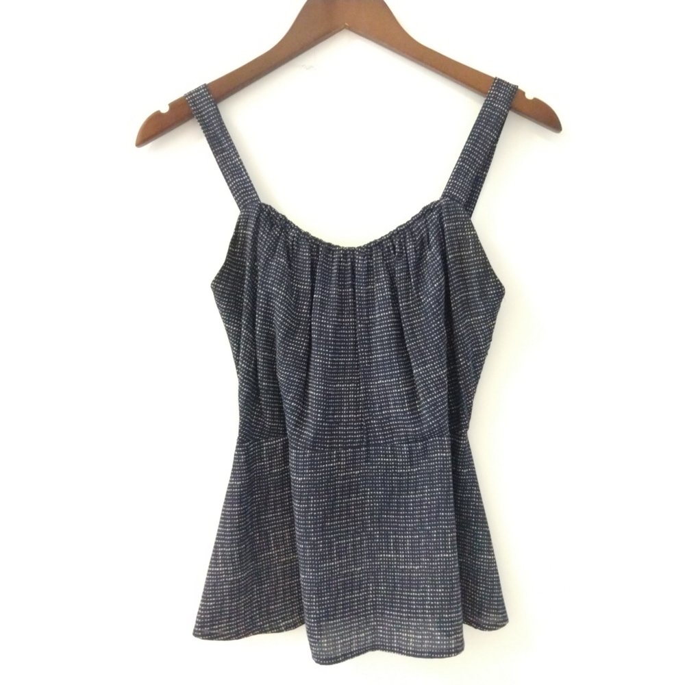 CAbi blue speckled top